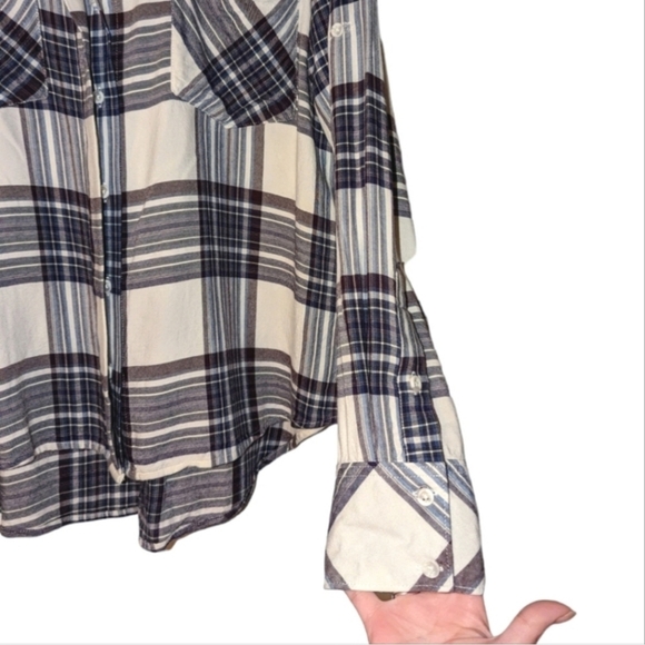 Cloth & Stone Plaid Button Down - Picture 5 of 14